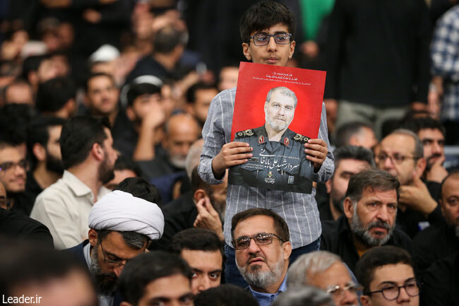 عکس/ تصاویری از حضور رهبر معظم انقلاب در مراسم بزرگداشت شهدای جنگ تحمیلی اخیر