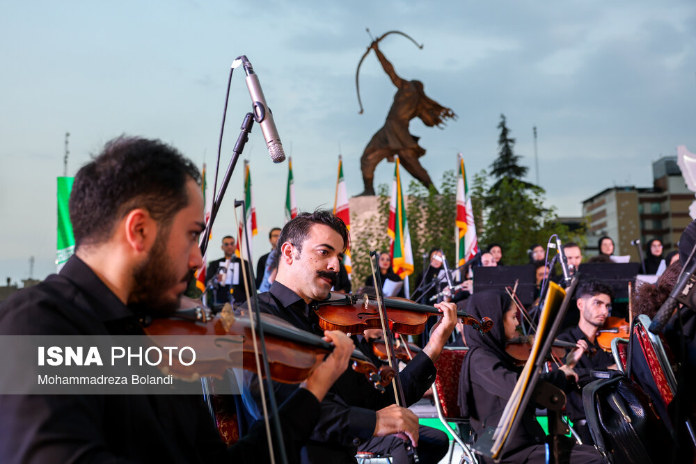 عکس/ رویداد «آرش‌؛ سرباز وطن» با هدف پاسداشت شهدای جنگ ۱۲ روزه