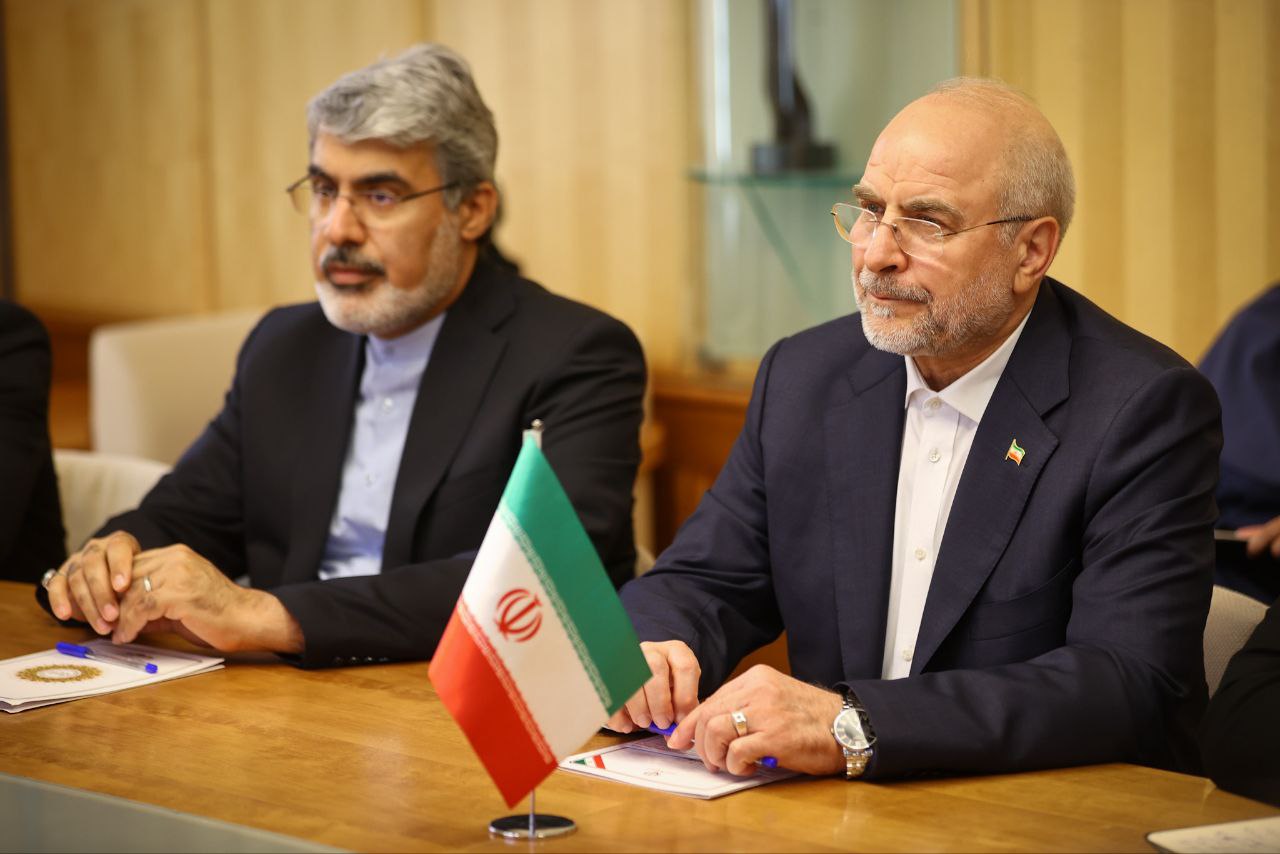 عکس/ دیدار و نشست قالیباف با رئیس مجلس جمهوری تاجیکستان