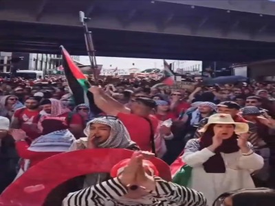 بیش از 70 هزار نفر در برلین آلمان، فریاد حمایت از غزه سر دادند