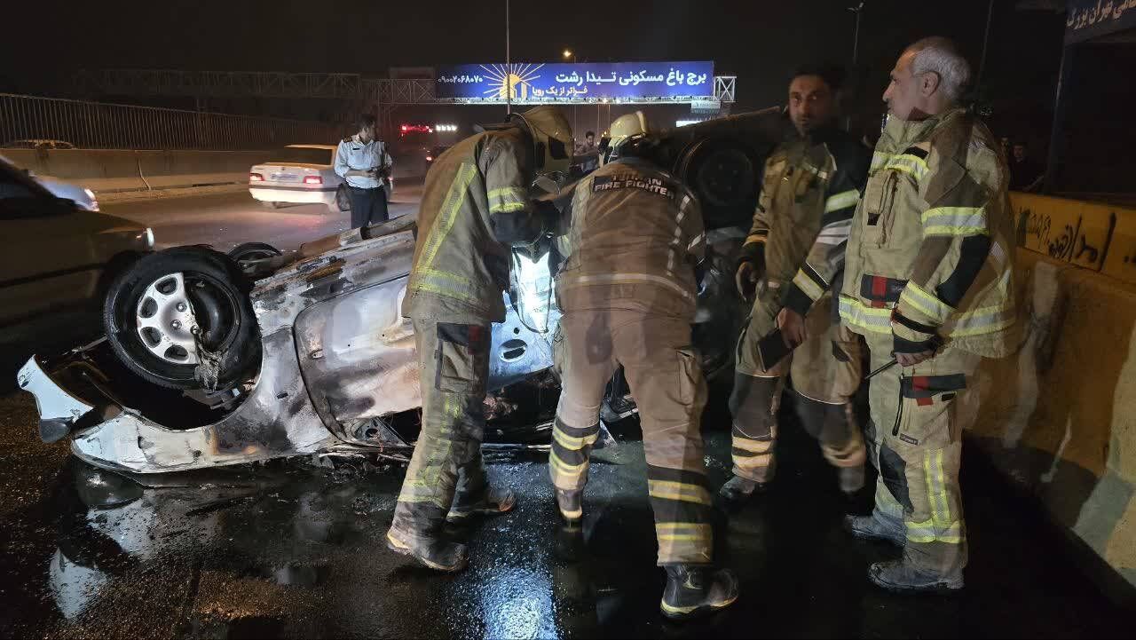 ۴۸ درصد تصادفات فوتی شبانه در 4 بزرگراه اصلی تهران رخ میدهد