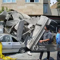 میکسر بتن ۴ خودرو و یک مغازه را زیر گرفت!