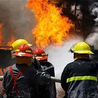 اطفای حریق منزل مسکونی خیابان شاهد اصفهان بدون تلفات جانی
