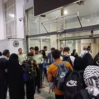 عکس/ خروج شبانه زوار اربعین حسینی از مرز مهران