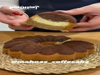 یک کیک با سه طعم متفاوت و خوشمزه