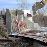 تخریب رستوران‌های غیرمجاز در طاق‌بستان
