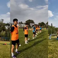 آلومینیوم، با انگیزه در تمرین برای شروع فصل