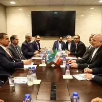 دیدار روسای مجالس ایران و پاکستان