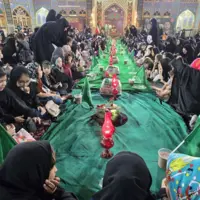 بزرگ‌ترین سفره جهانی حضرت رقیه(س) در آران و بیدگل پهن شد