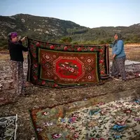 وقتی فرش‌ها آفتاب می‌گیرند