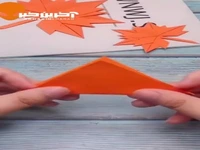 آموزش ساخت این برگ های خشگل