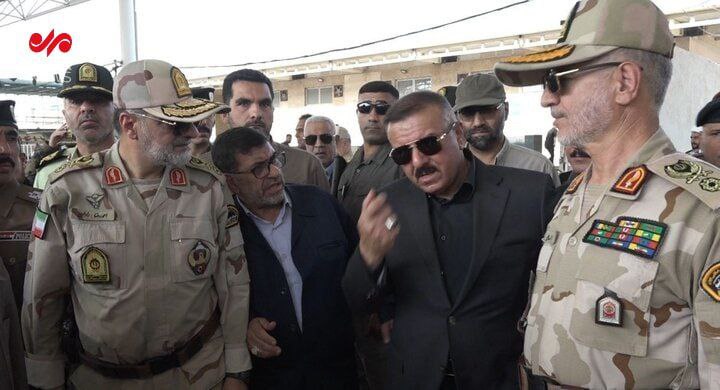 سردار رادان با وزیر کشور عراق در مرز مهران دیدار کرد  