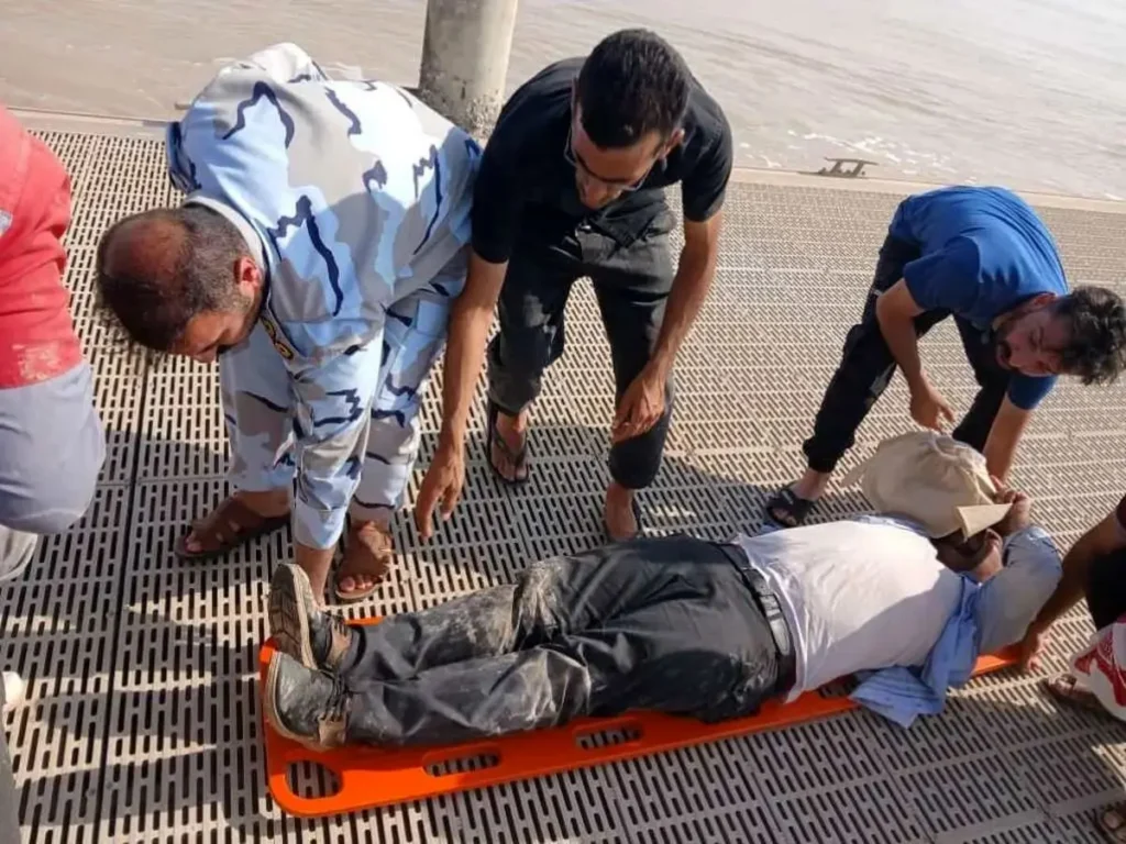 فوت کارگر خوزستانی در باتلاق