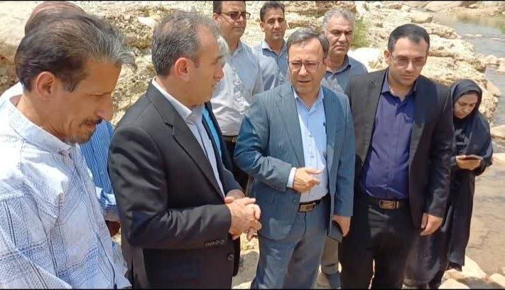 تنش آبی در باغات معمولان