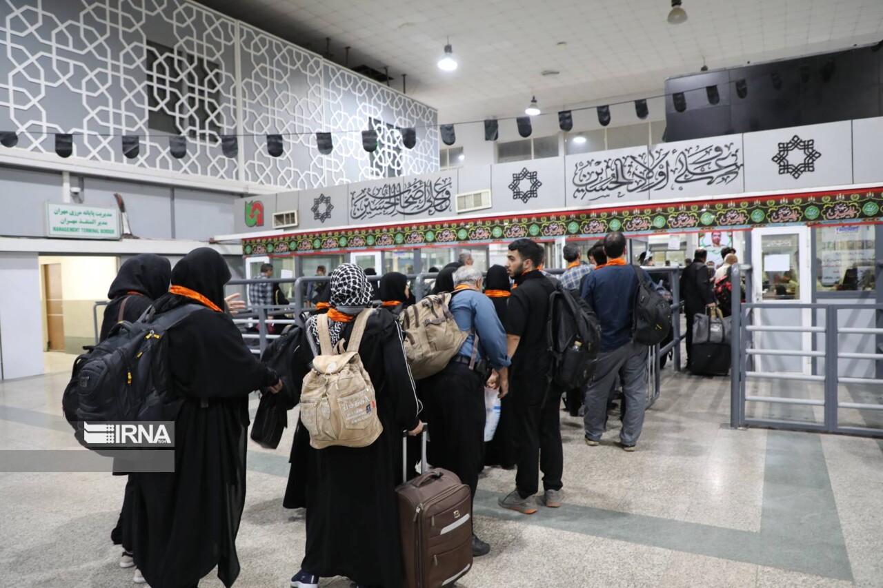 ۱۱۴ هزار زائر از مرز مهران تردد کردند