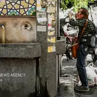 عکس/ زیر تیغ گرما