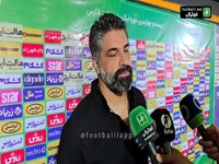 صحبت های پیروز قربانی سرمربی تیم فجرسپاسی بعد از بازی دوستانه با سپاهان
