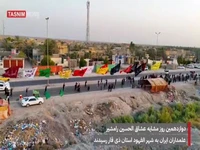 کاروان بزرگ عشاق الحسین به استان ذی‌قار عراق رسید