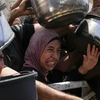 عکس/ اوضاع وخیم گرسنگی در غزه