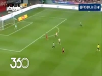 گل اول بارسلونا توسط لواندوفسکی