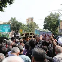 تشییع پیکر ۳ شهید تازه تفحص شده در آذربایجان غربی