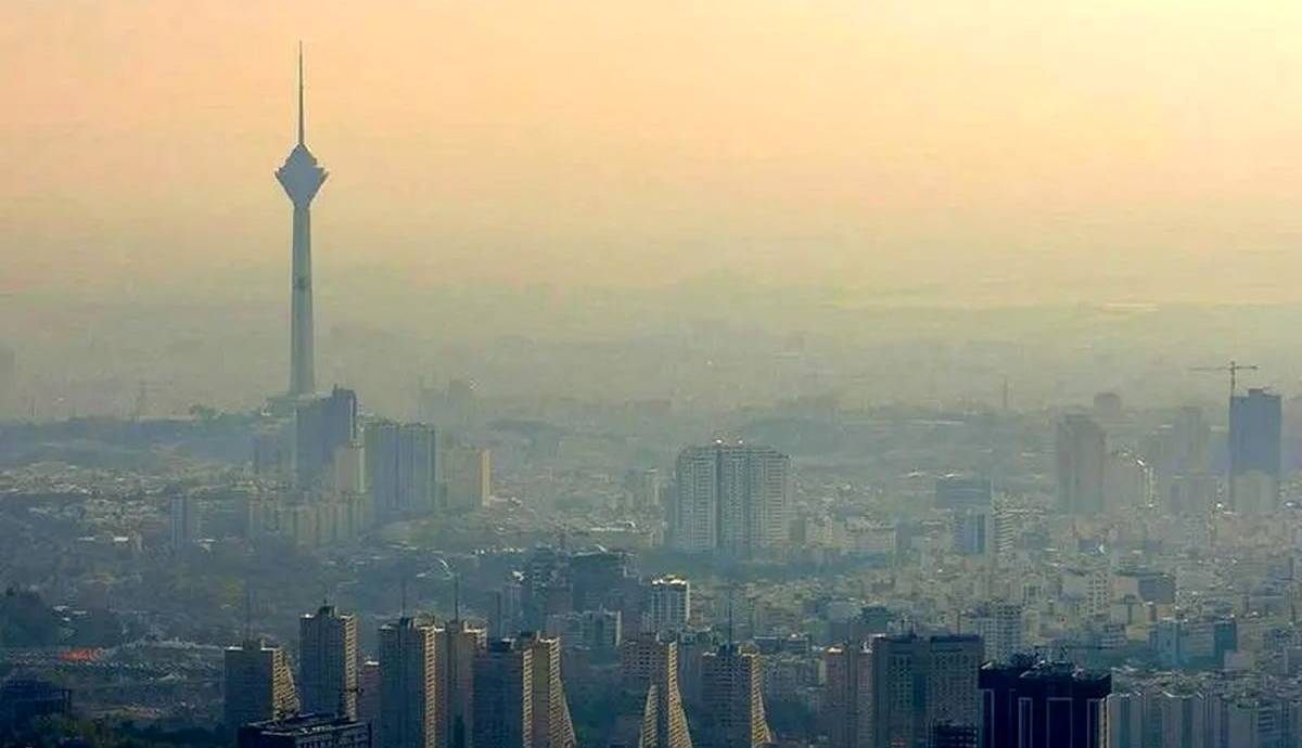وضعیت هوای تهران قرمز شد