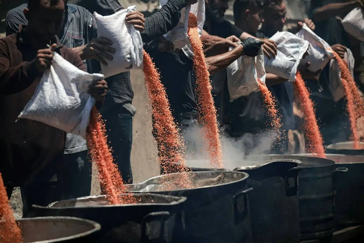 عکس/ اوضاع وخیم گرسنگی در غزه