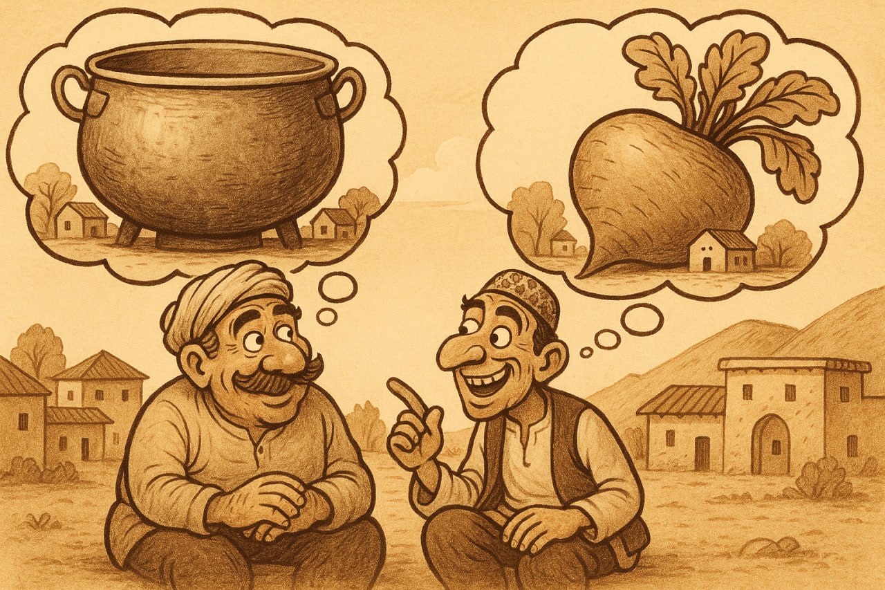 حکایت بامزه دو مرد خالی‌بند 