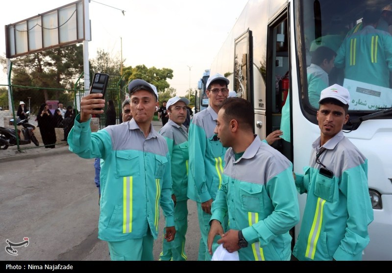 اعزام نیروهای خدمات شهری شهرداری مشهد به نجف
