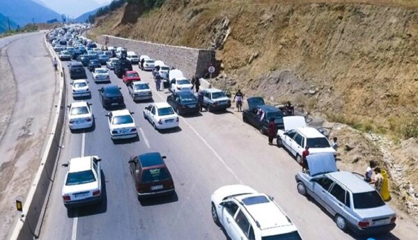 جاده کندوان از سمت تهران مسدود شد
