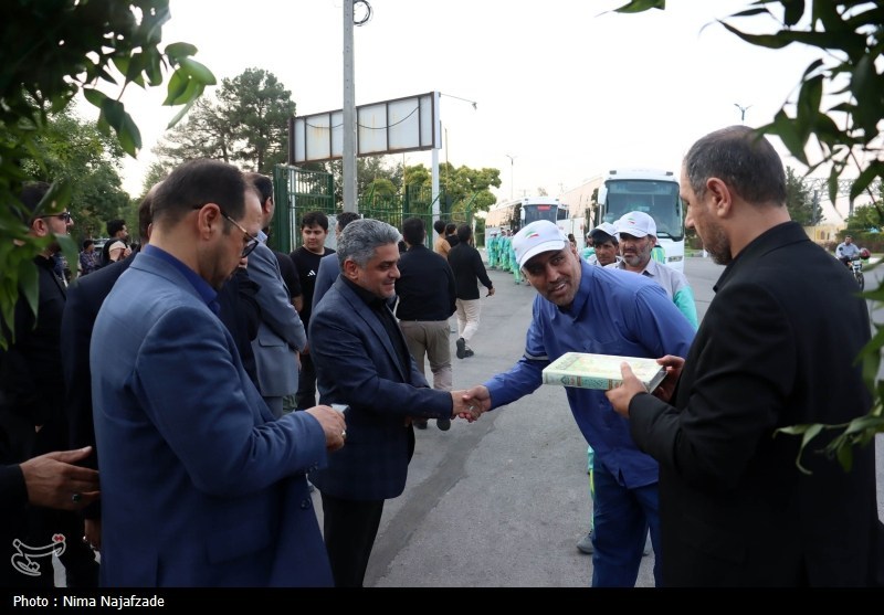 اعزام نیروهای خدمات شهری شهرداری مشهد به نجف