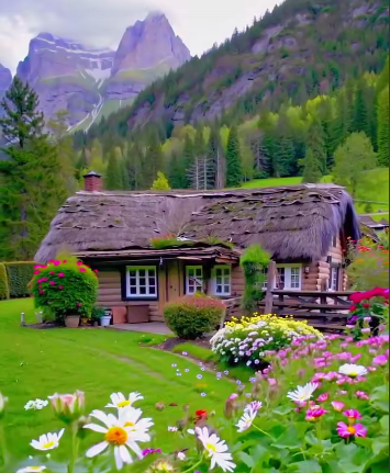 کلبه ای رویایی در دل طبیعت