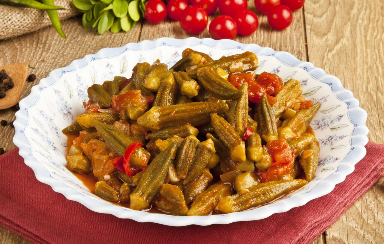خوراک بامیه افغانی؛ غذایی با طعم و عطر دلپذیر