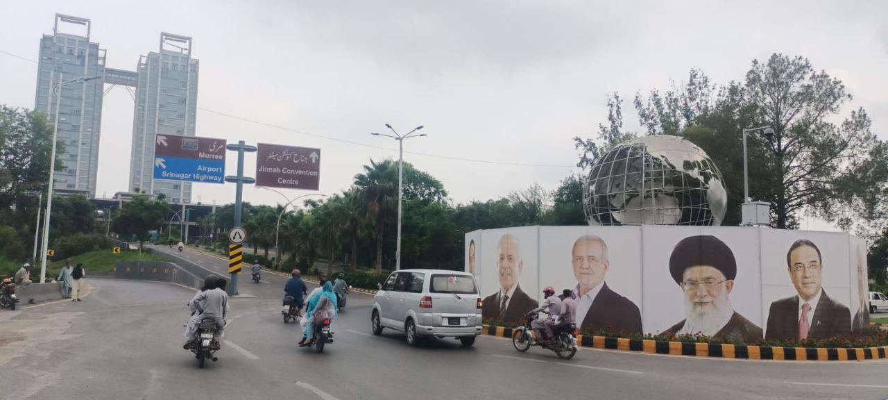عکس/ کاخ نخست وزیری و میدان اصلی پایتخت پاکستان در آستانه سفر پزشکیان به این کشور