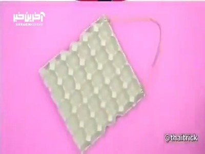 ترفند جالب با شونه تخم مرغ!