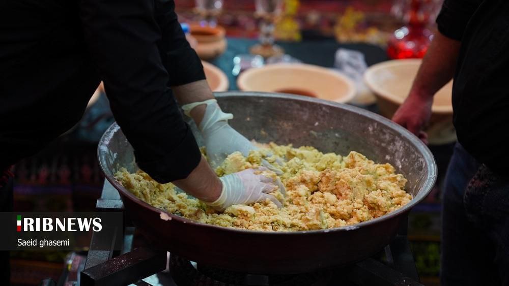  آیین سنتی و معنوی حلواپزان در اهر همزمان با ایام شهادت حضرت رقیه(س)