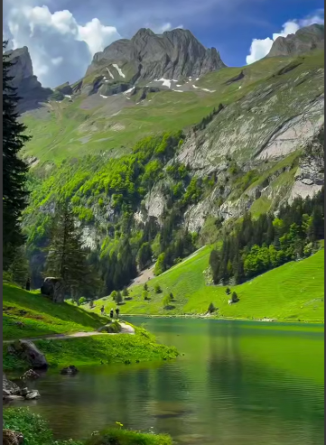 طبیعت زیبا در سوئیس