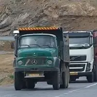 توقیف بنز ۱۰ چرخ به‌دلیل رانندگی نوجوان ۱۴ ساله