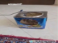 خلاقیت خنده دار پدر ایرانی برای ساخت کولر آبی با قوطی روغن نباتی