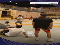 جو اردوی تیم ملی هنگام برگزاری مسابقات نوجوانان جهان