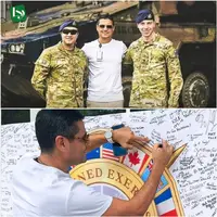  حضور علیرضا فغانی در پایگاه نظامی گالیپولی ارتش استرالیا 
