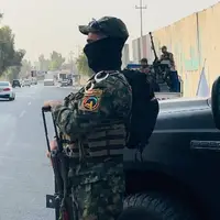 استقرار نیروهای الحشد الشعبی در جاده اربیل به کرکوک