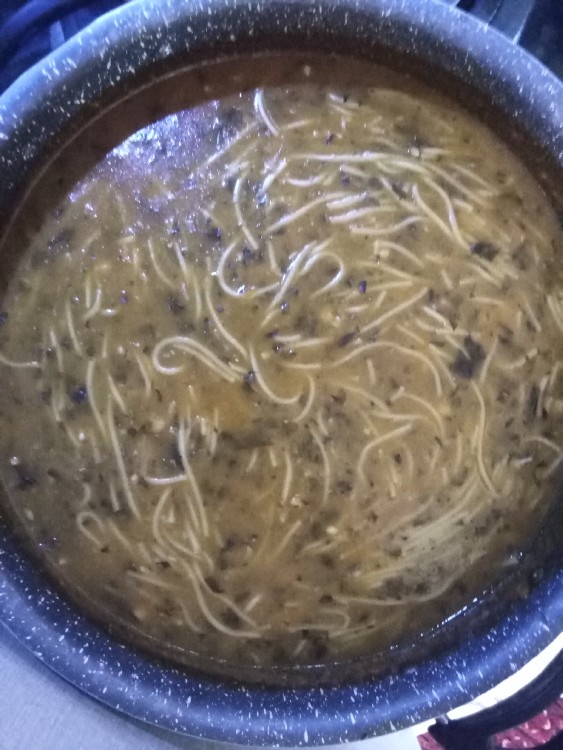 از شما/آش رشته پشت پای دخترای گلم که رفتند کربلا جای شما خالی 