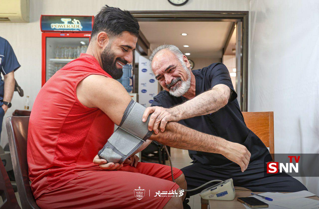 حضور سرخپوشان در ایفمارک برای انجام تست‌های پزشکی پیش‌فصل