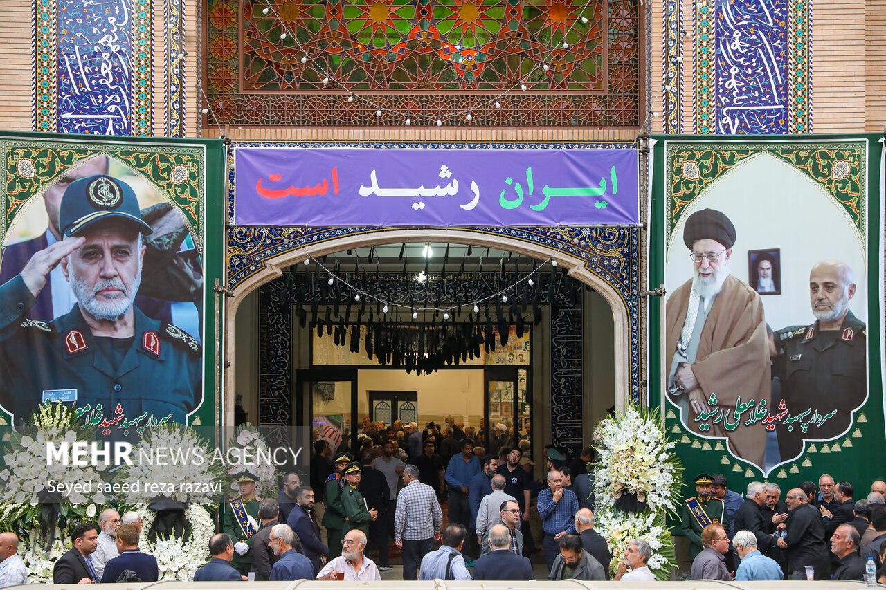 عکس/ مراسم اربعین شهادت سردارسپهبد شهید غلامعلی رشید