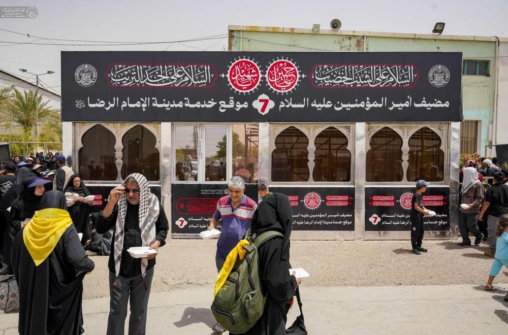 خدمات‌رسانی آستان مقدس علوی به زائران اربعین حسینی