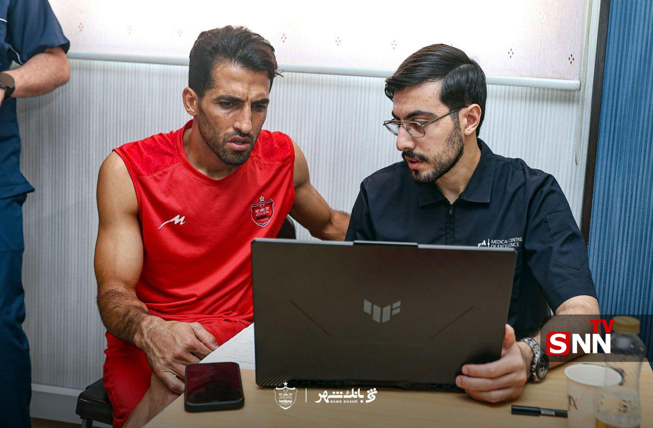 حضور سرخپوشان در ایفمارک برای انجام تست‌های پزشکی پیش‌فصل