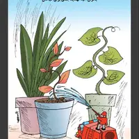 کاریکاتور/ بحران آب و تهدید گیاهان