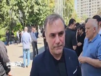 صحبت‌های ماجدی در مراسم تشییع پیکر داریوش مصطفوی