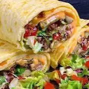ساندویچ گوشت و پنیر لذیذ